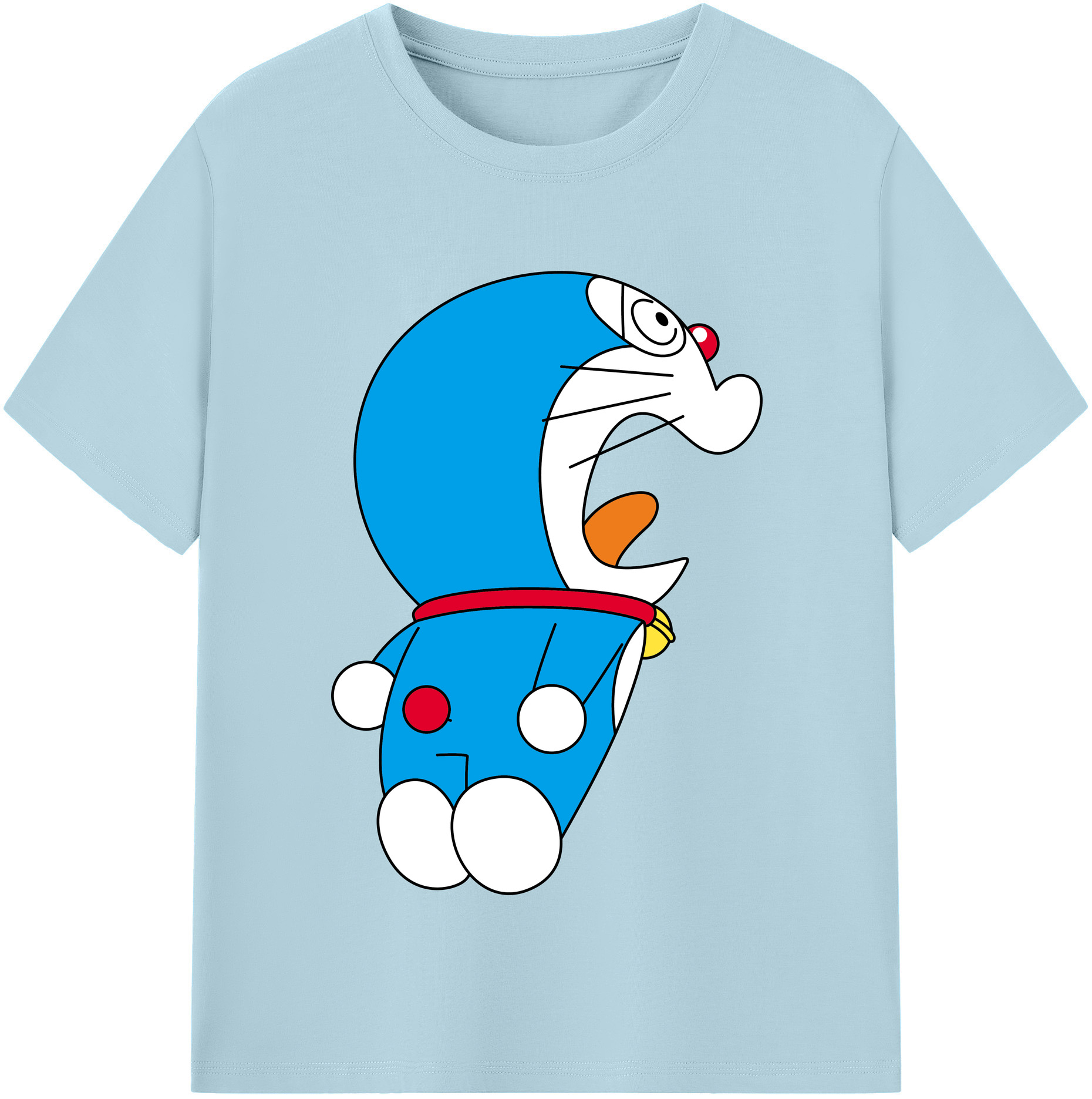 （画像用） ドラえもん Doraemon 綿100％半袖Tシャツ（フロントプリント）